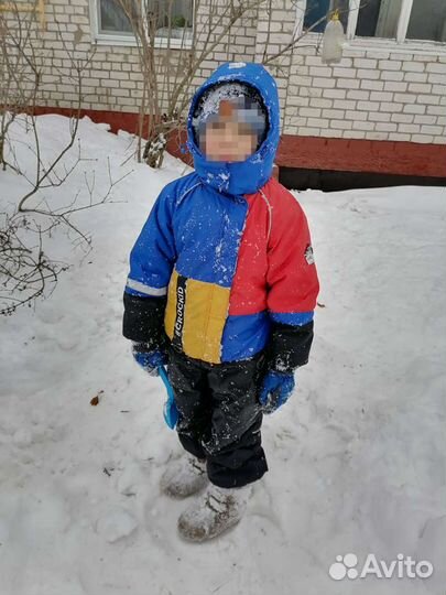 Зимний комбинезон для мальчика 116-122