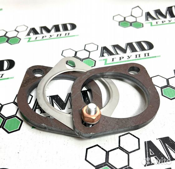 Фланец d76 (омедненная гайка) глушитель купить DSV