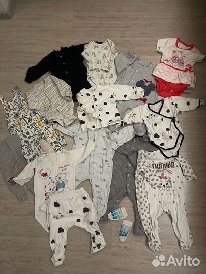 Пакет вещей для новорожденного 56 62
