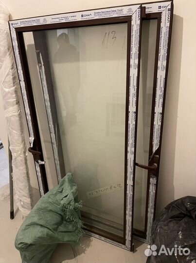 Окна бу в алюминиевой раме