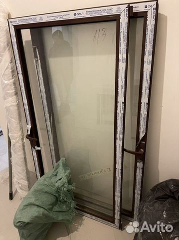 Окна бу в алюминиевой раме