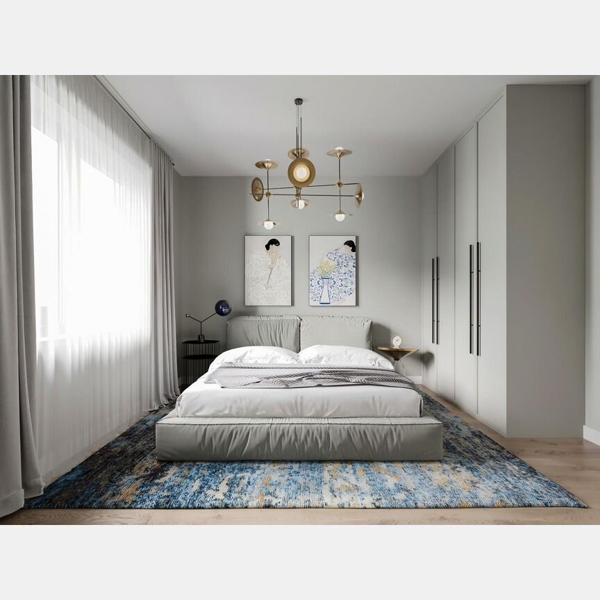 2-к. апартаменты, 57,3 м², 23/23 эт.