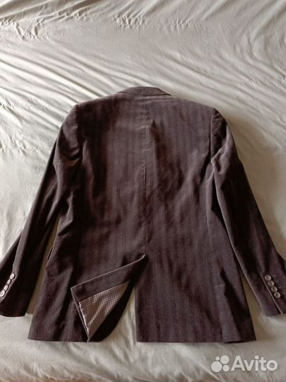 Пиджак мужской черный велюр размер 50-52