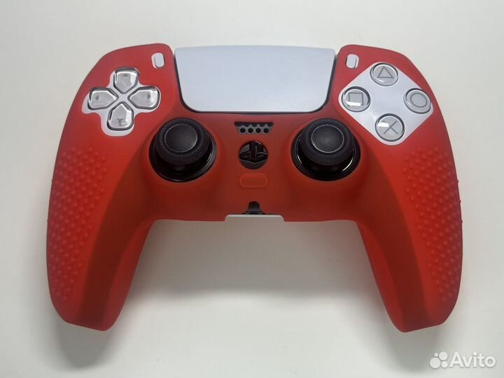 Чехол для геймпада PS5 (Красный)