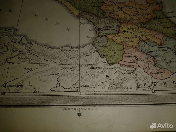 Дореволюционная карта Европейской России