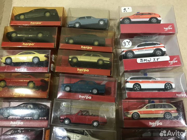 Модели авто BMW от Herpa Wiking масштаб 1:87