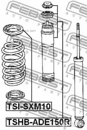 Febest tshbade150R tshb-ADE150R пыльник амортизато