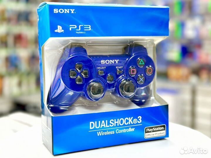 Геймпад DualShock Реплика Синий (PS3) NEW