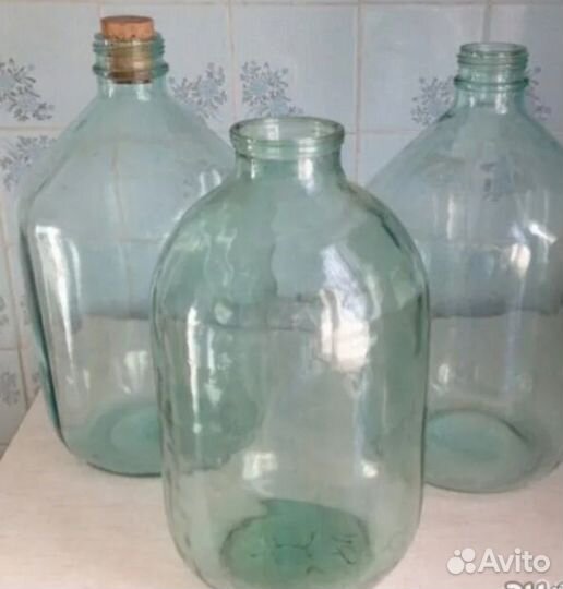 Бутыль стеклянная 10 литров