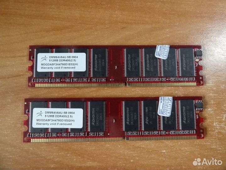 Две планки памяти