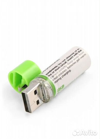 Аккумуляторные батарейки USB