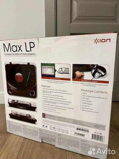Виниловый проигрыватель ION