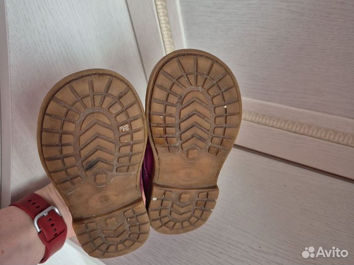 Ботинки для девочки демисезонные Kapika 22 размер