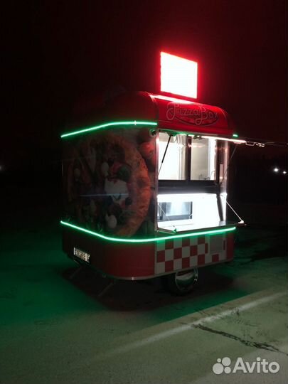 Торговый прицеп, мобильное кафе, автолавка