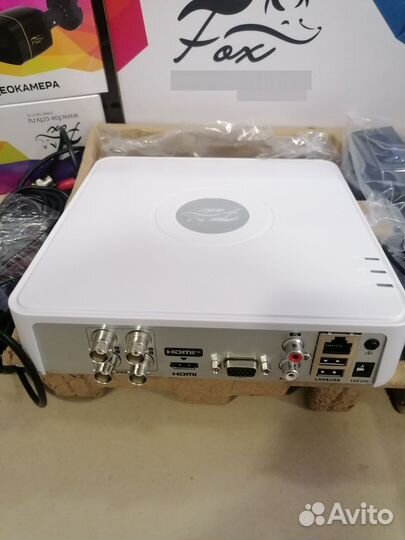 Комплект видеонаблюдения FOX - KIT 4.4 TVI/CVI/AHD