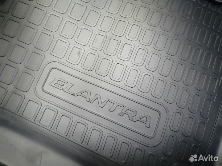 Комплект ковров салон/багажник Хендай Элантра 2014