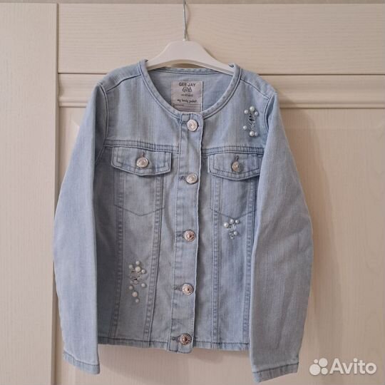Куртка джинсовая для девочки 110-116 р