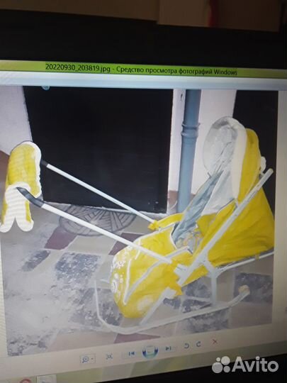 Санки коляска