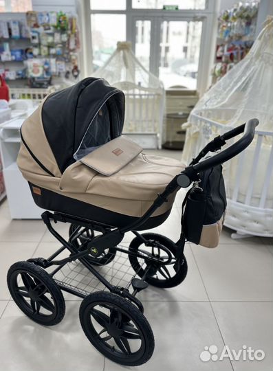 Коляска 2 в 1 classic экокожа