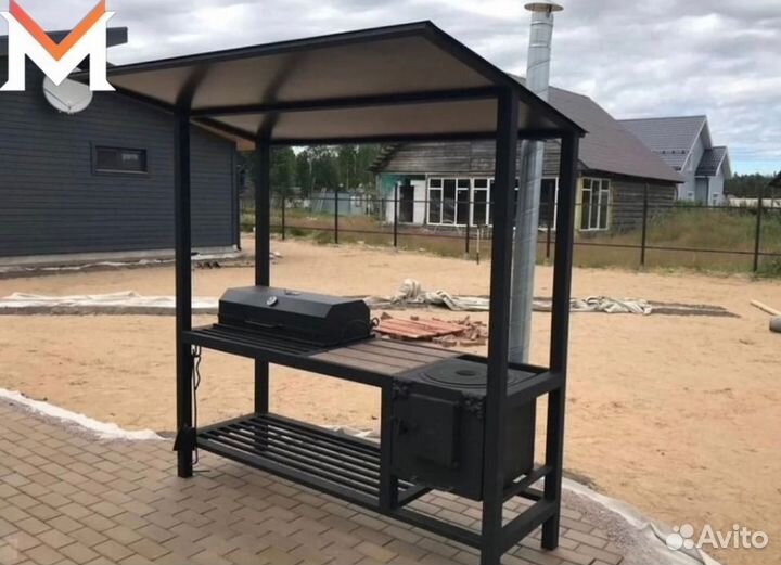 Мангал С крышей
