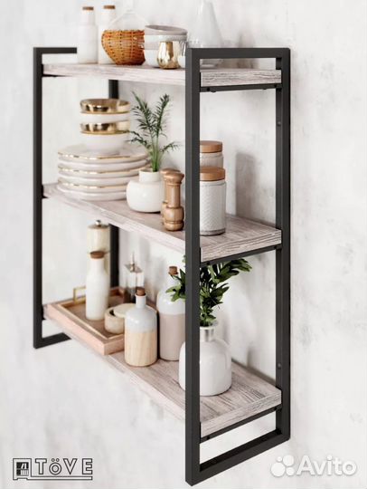 Полки в стиле лофт