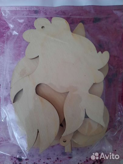 2 набора для творчества деревянные новые