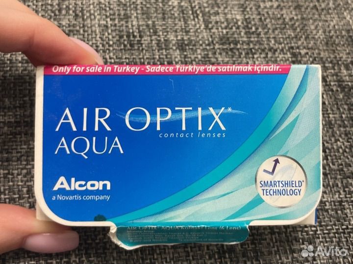 AIR optix hydra glyde контактные линзы -5,50 4шт