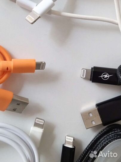 Шнур зарядки USB - microUSB, Type C, iPhone