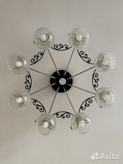 Люстра потолочная бу