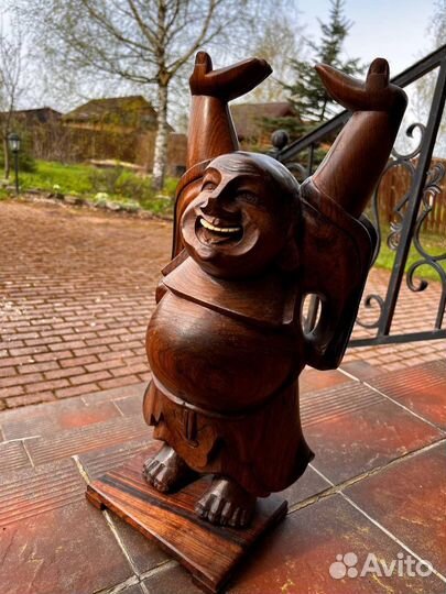 Статуэтка бога благополучия Хотэя 53 см Индия