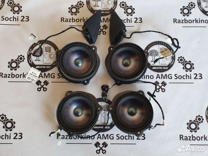 Комплект динамиков (колонок) для Mercedes W219