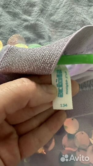 Детское нарядное платье 134