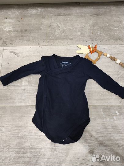 Боди с длинным рукавом 62-68