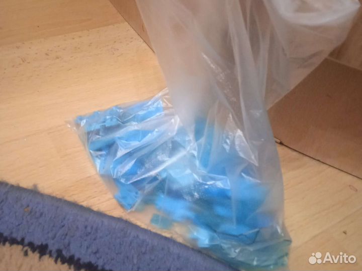 Лего голубой цвет 100 грамм