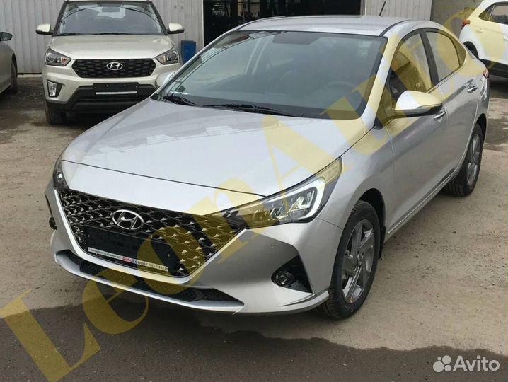 Крыло переднее левое Hyundai Solaris 2 серебро