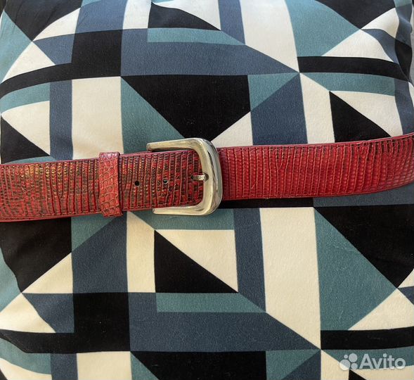 Ремень женский из кожи питона