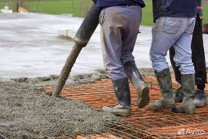 Бетон подача лентой