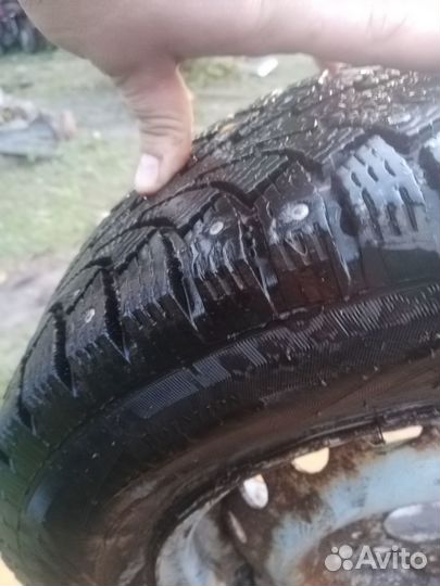 2 зимних Колеса на ваз р13