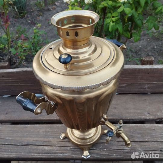 Самовар на дровах. СССР. 5 литров