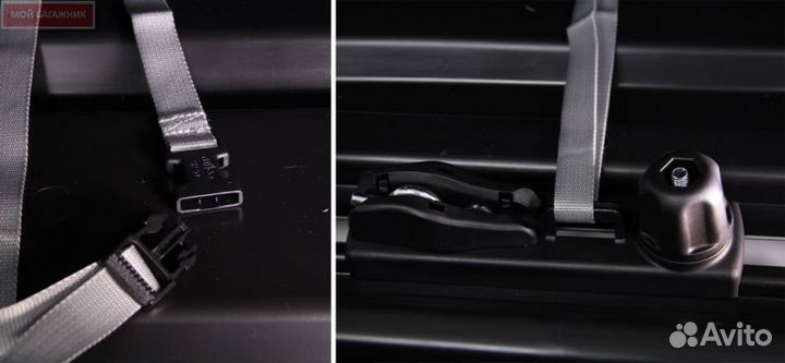 Автобокс на крышу Inno New Shadow 16 черный 440л