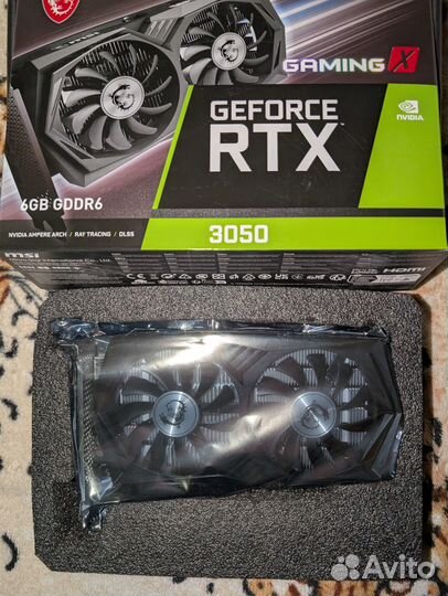 RTX 3050 MSI Gaming X 6 Gb GeForce