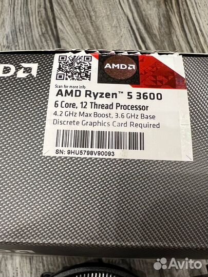 Процессор Ryzen 5 3600 box