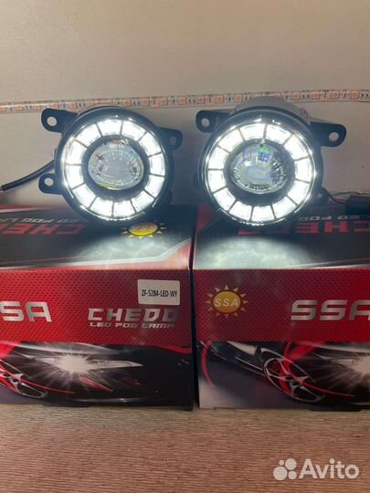 Led противотуманные фары на Форд фокус 120W