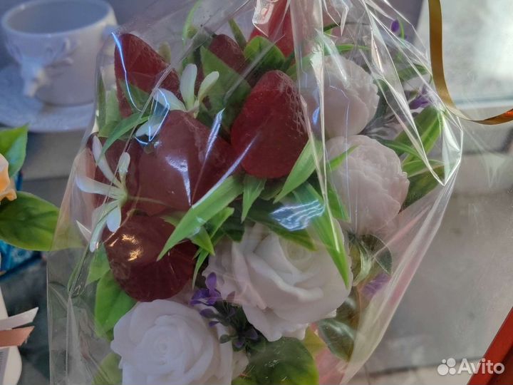 Шикарные букеты из мыла ручной работы