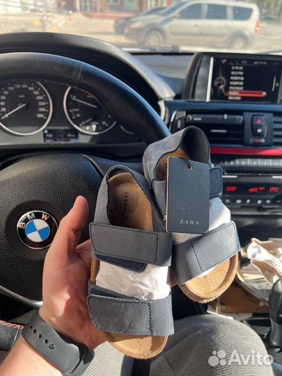 Ботиночки Zara натуральные 20-25р