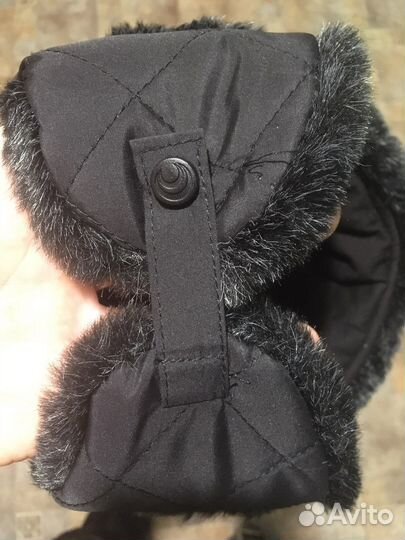 Новая Меховая мужская шапка-ушанка