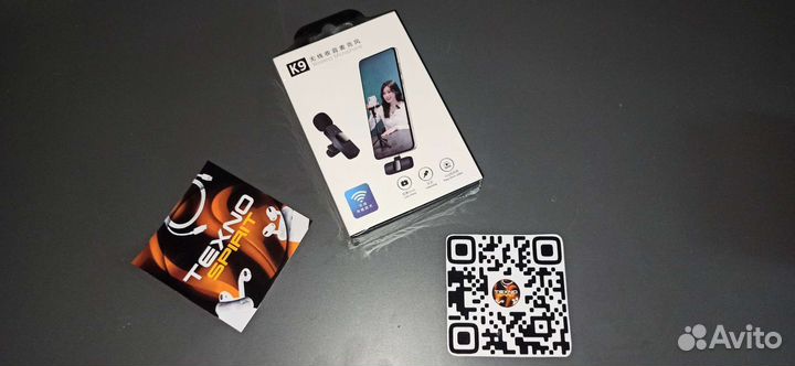 Петличный беспроводной микрофон K-9