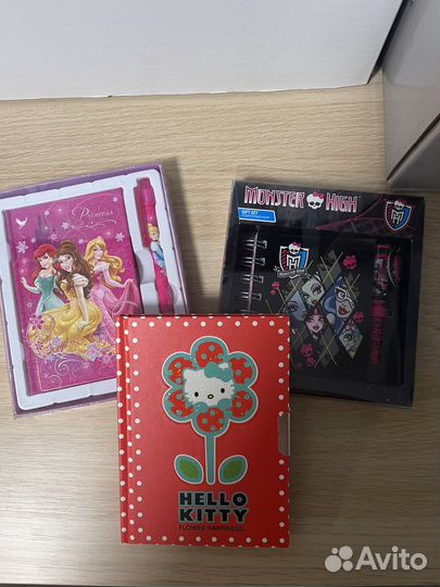 Канцелярия Winx, Hello Kitty, Monster High и проч