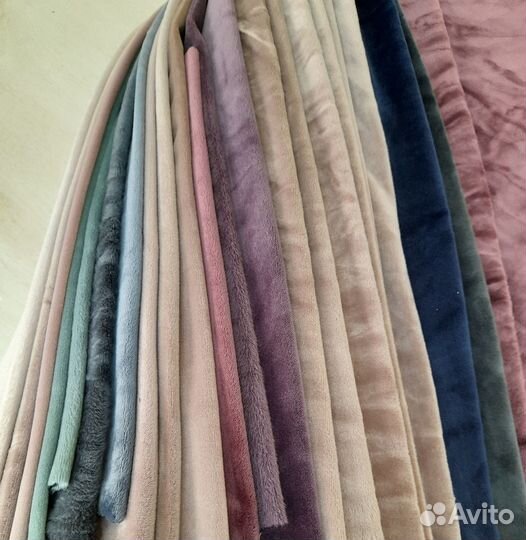 Отрез ткани велюр весовой