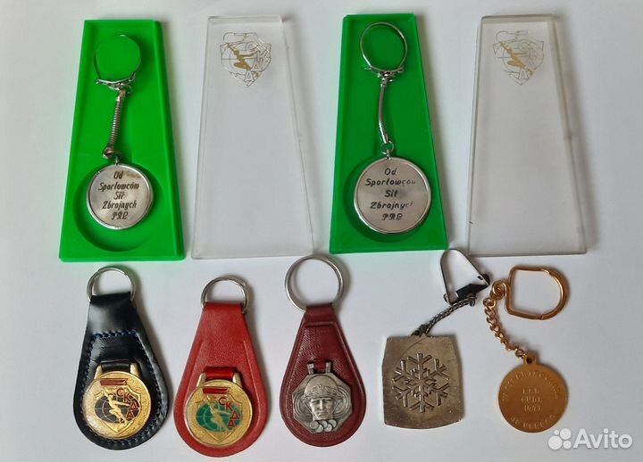 Брелки армия спорт футбол олимпиады мототуризм